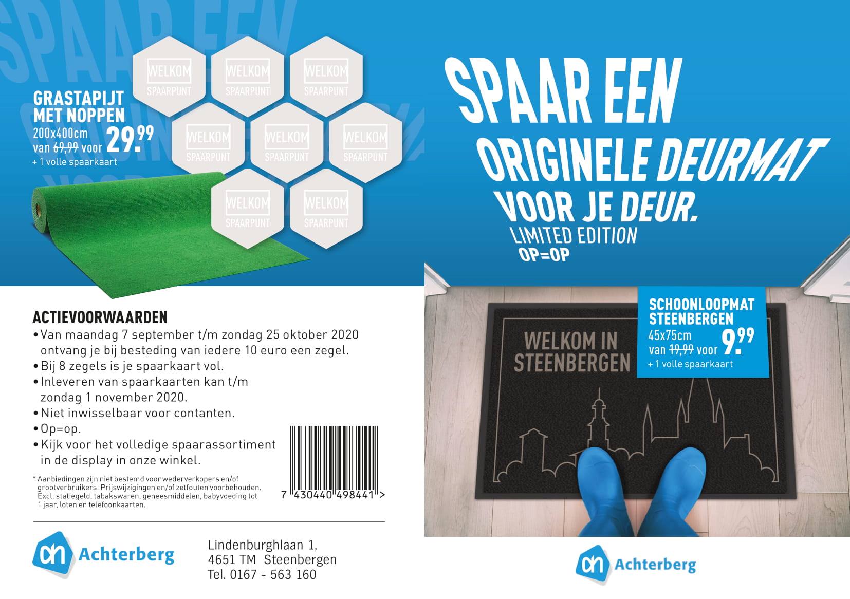 Nieuwe spaaractie!