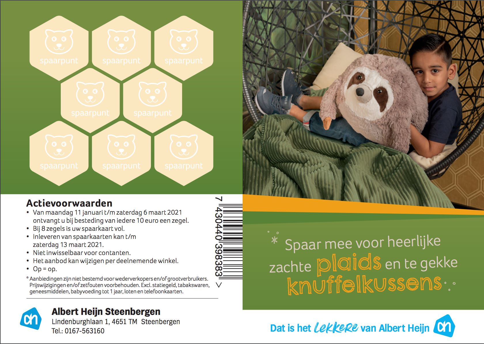 Nieuwe spaaractie!