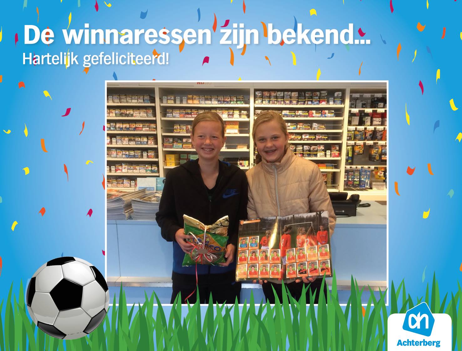 De winnaressen zijn bekend!