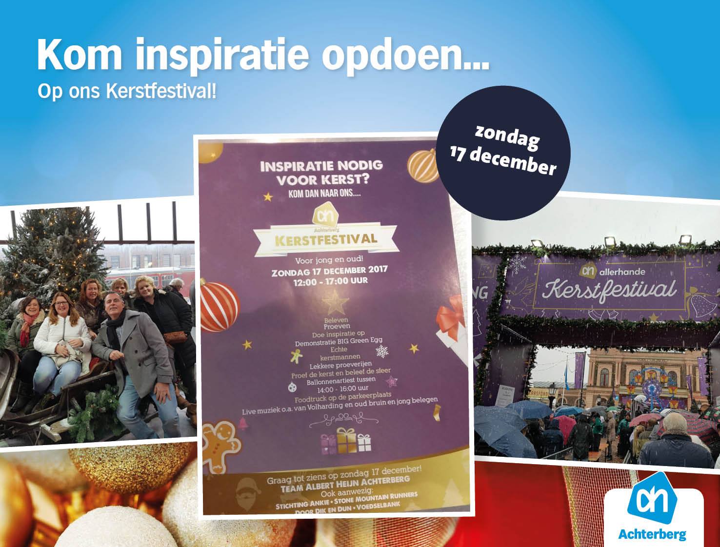 Kom inspiratie opdoen… Op ons kerstfestival!