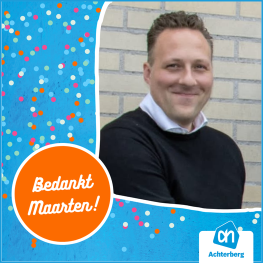 Bedankt Maarten!