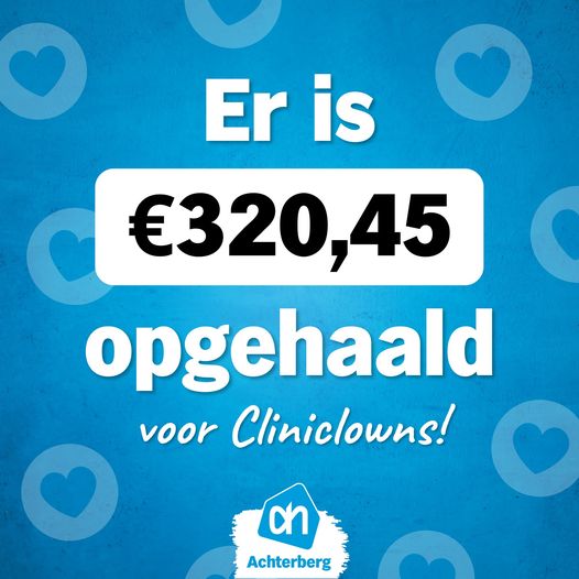 Wauw, wat een mooi bedrag!