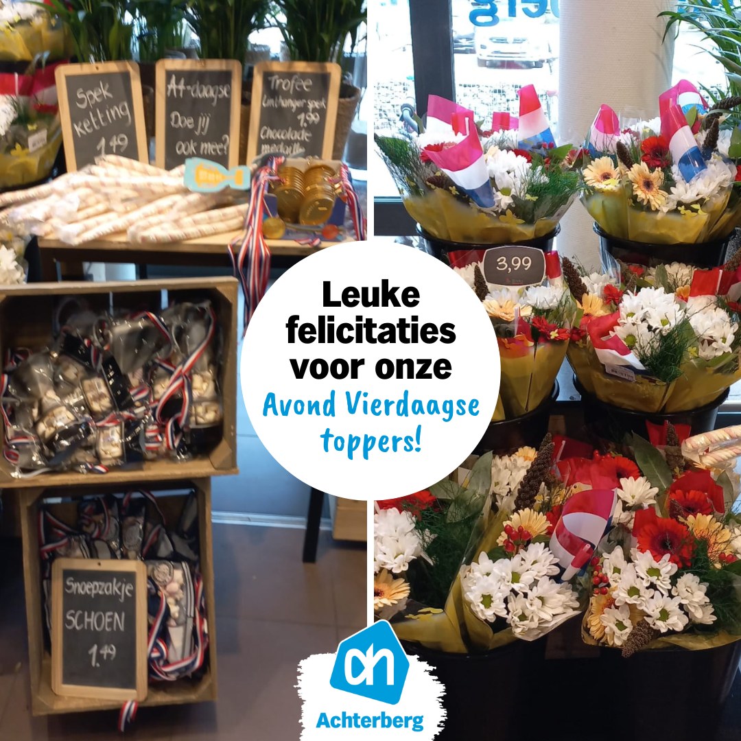 Leuke felicitaties voor onze Avond Vierdaagse toppers!