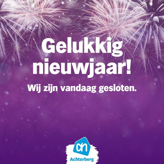 Gelukkig nieuwjaar!