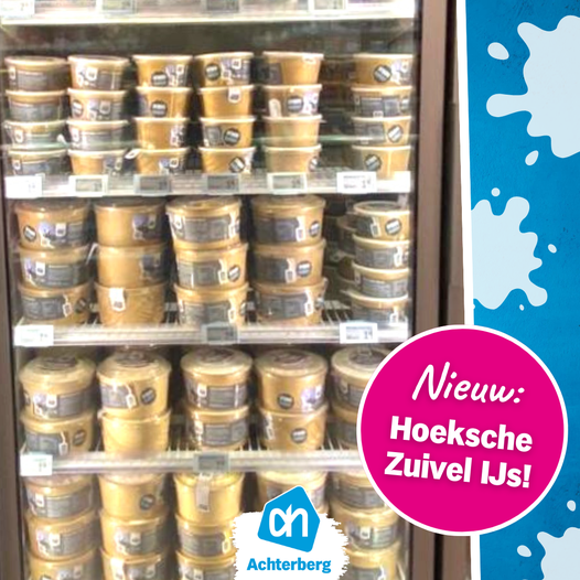 Nieuw in het schap: Hoeksche Zuivel ijs!