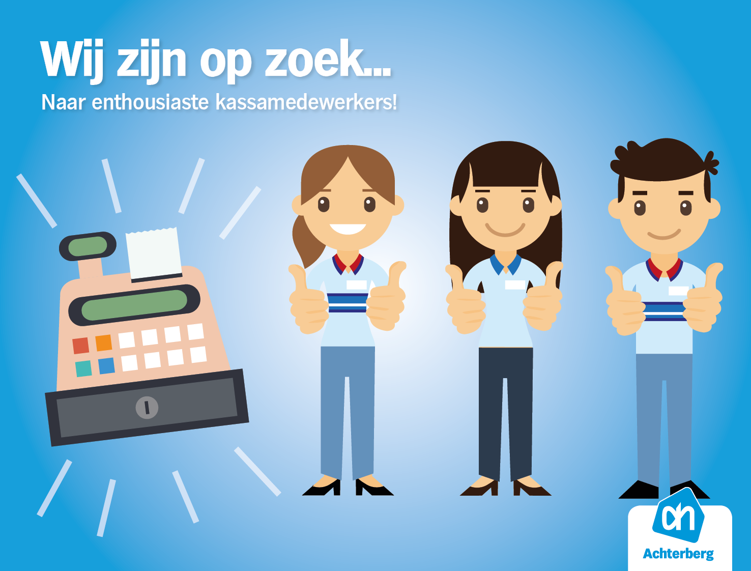 Wij zoeken enthousiaste kassamedewerkers!