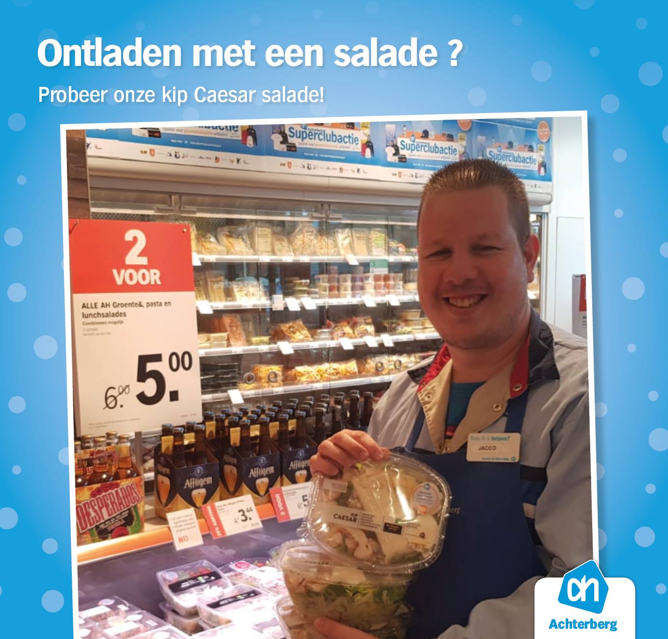 Ontladen met een AH maaltijdsalade!