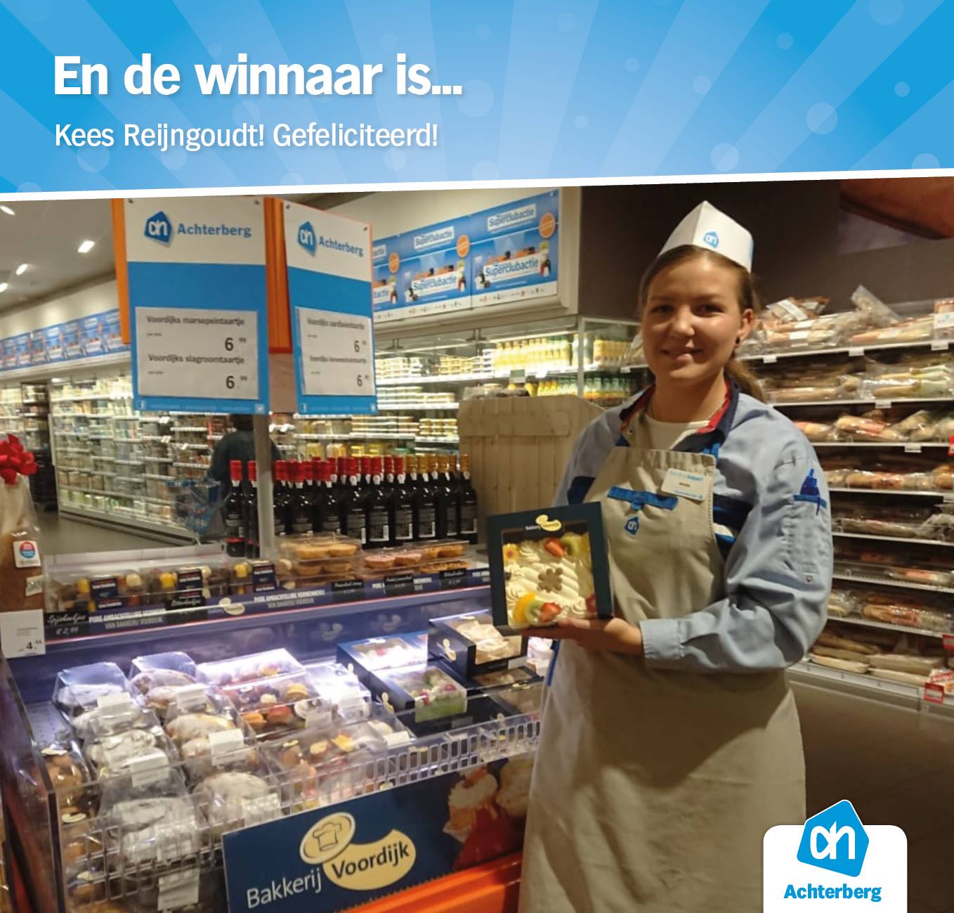 De winnaar van de liefdadigheidsactie is bekend! 