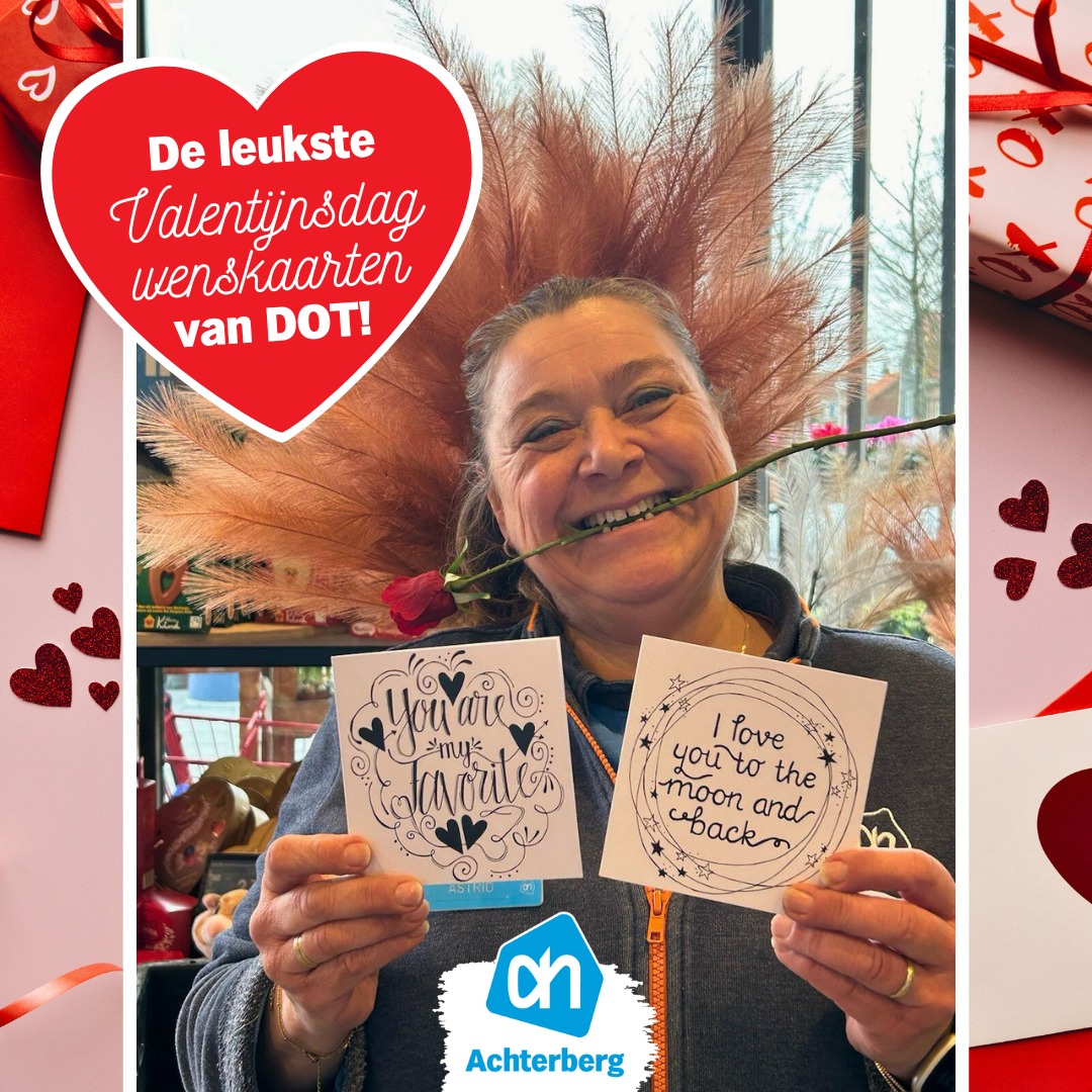 De leukste Valentijnsdag wenskaarten van DOT