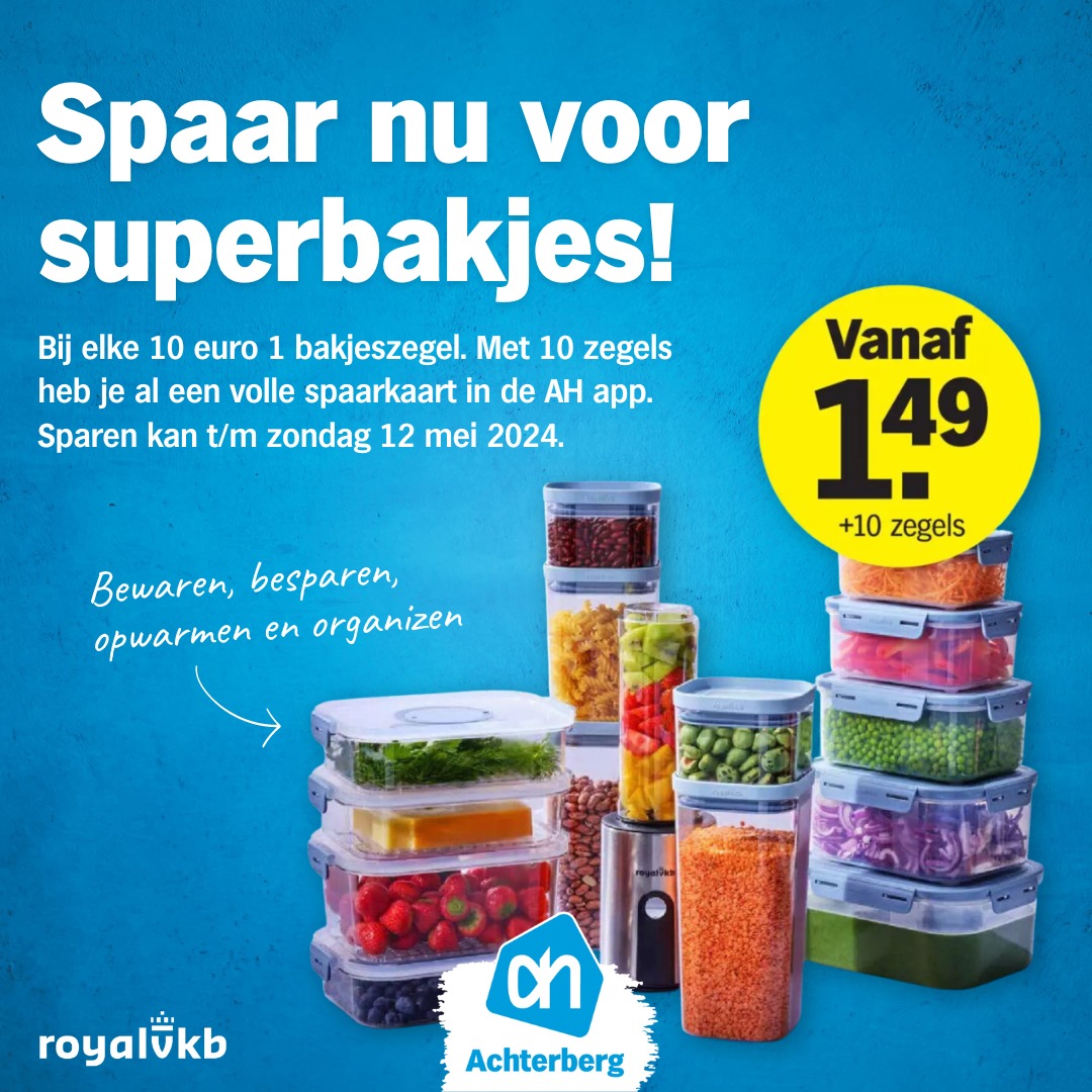 Spaar nu voor superbakjes!