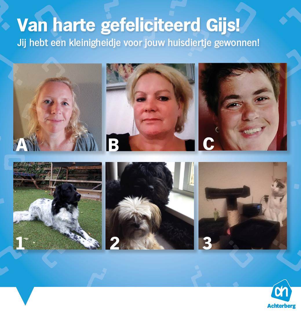 Van harte gefeliciteerd Gijs!