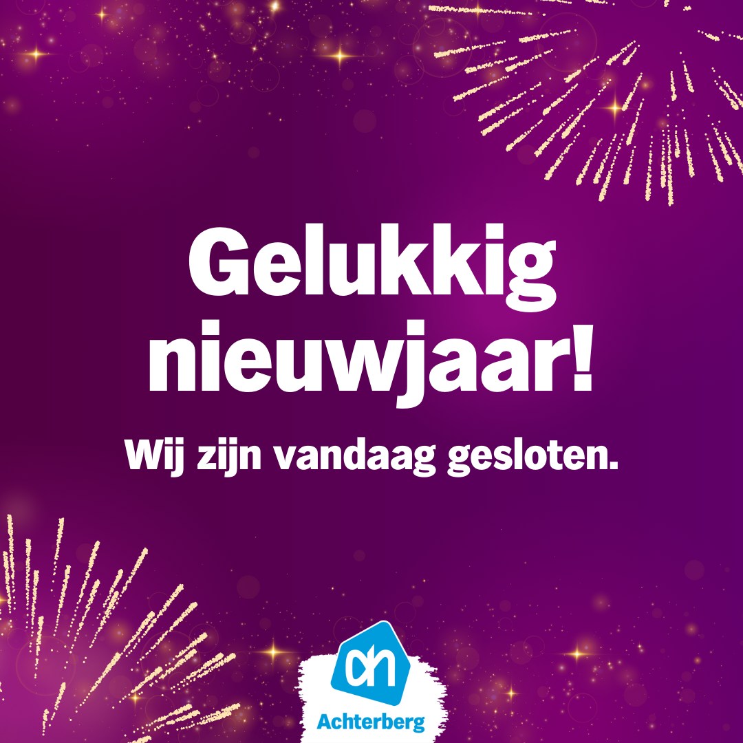 Gelukkig nieuwjaar!