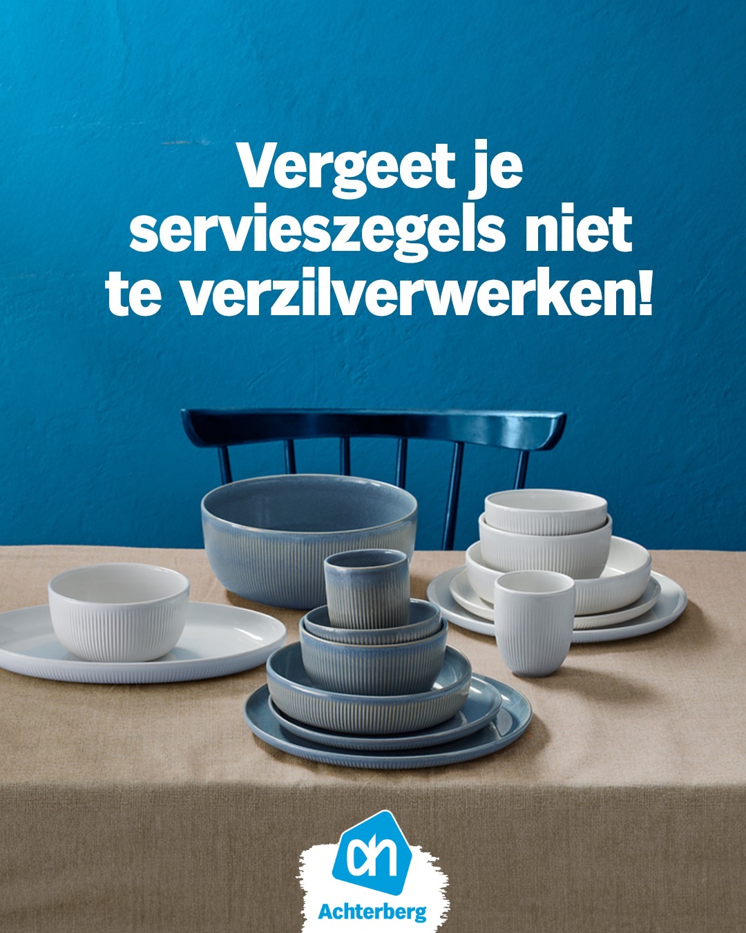 Vergeet je servieszegels niet in te wisselen