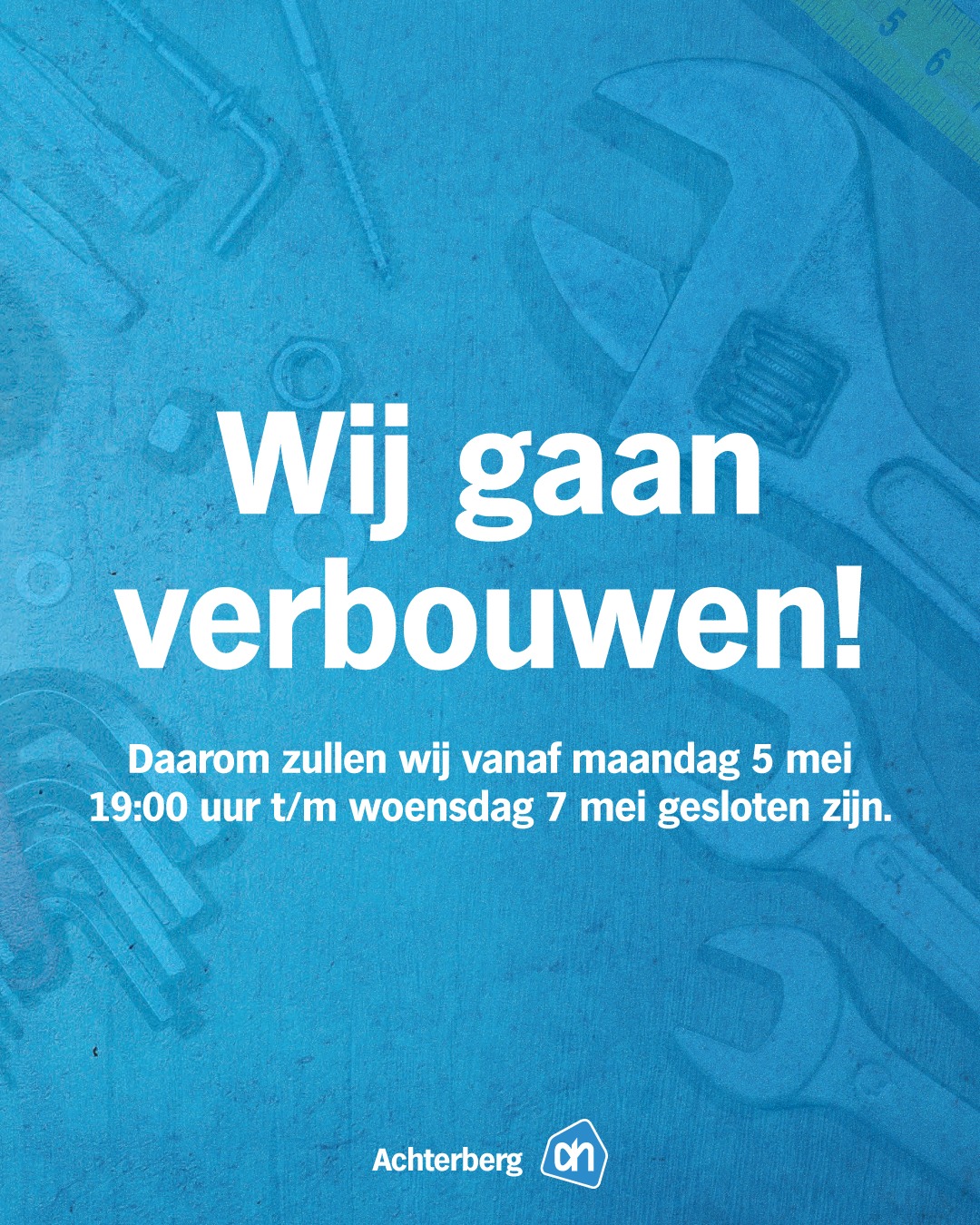 Wij gaan verbouwen!
