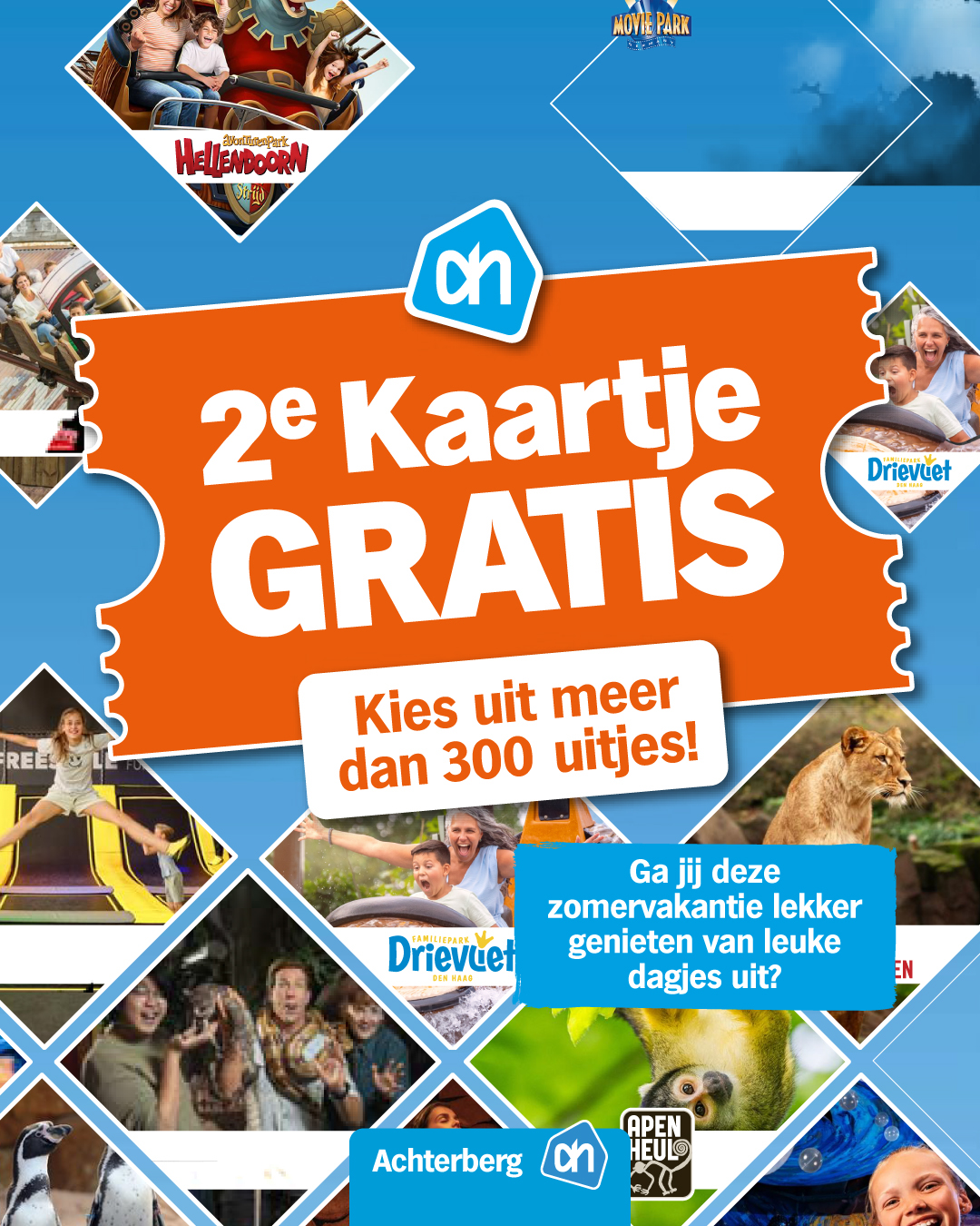 Ga jij deze zomervakantie lekker genieten van leuke dagjes uit?