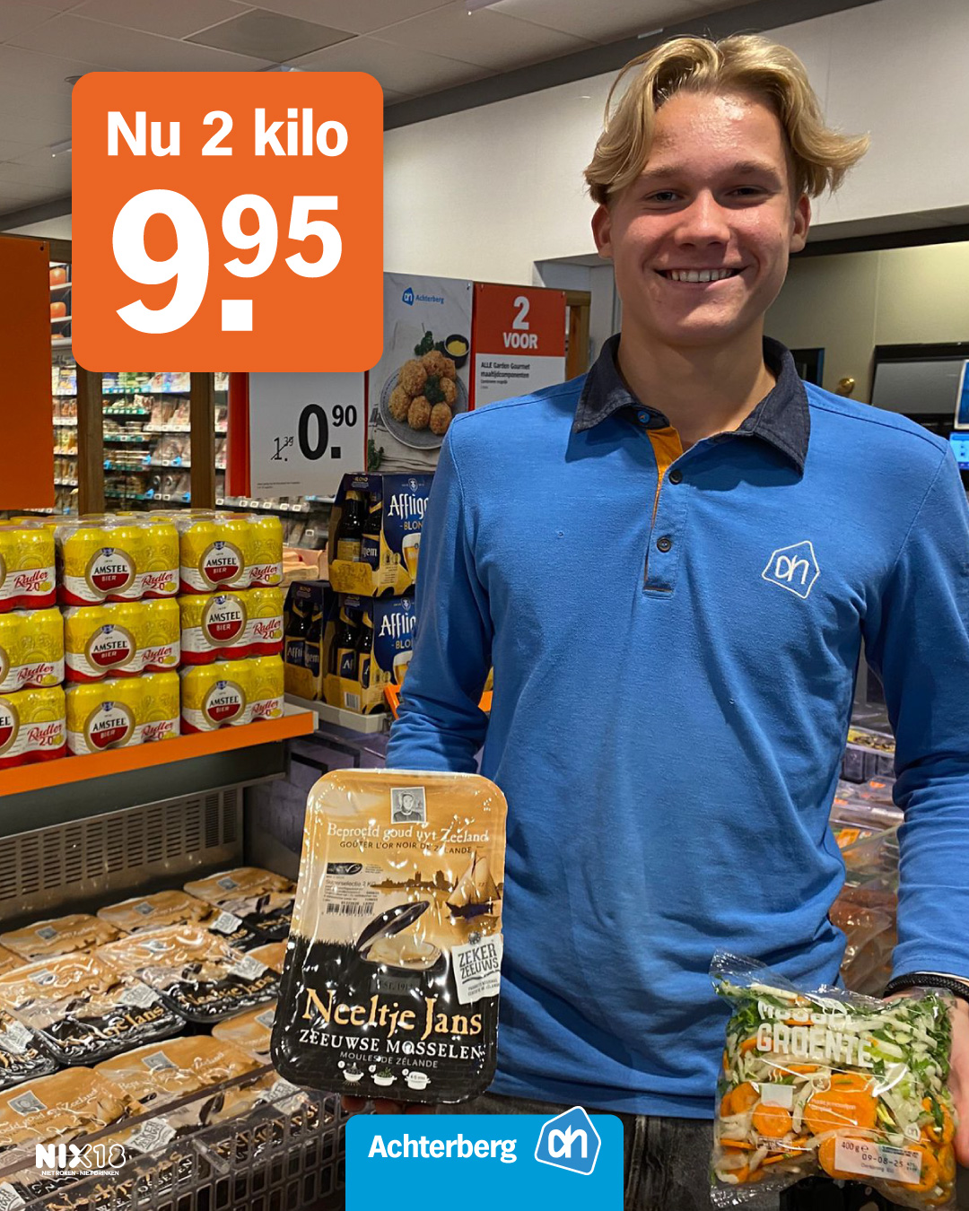 De Zeeuwse mosselen liggen weer in de winkel.