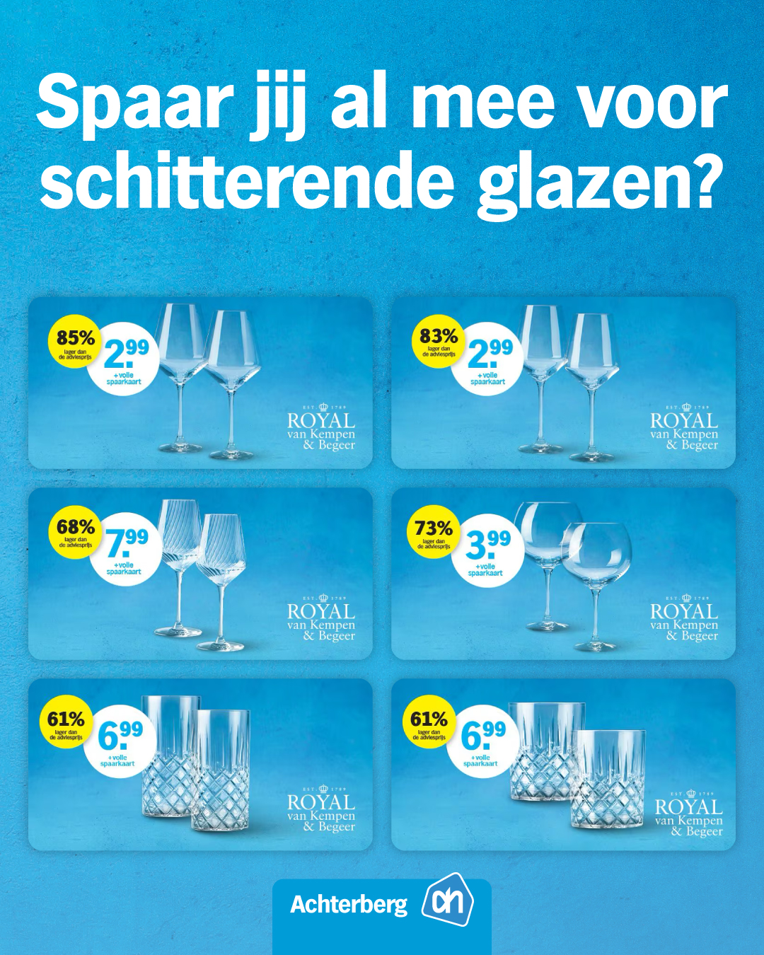 Spaar jij al mee voor schitterende glazen?
