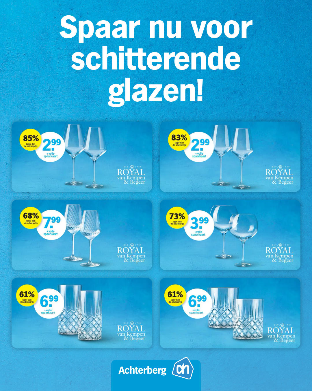 Spaar nu voor schitterende glazen!