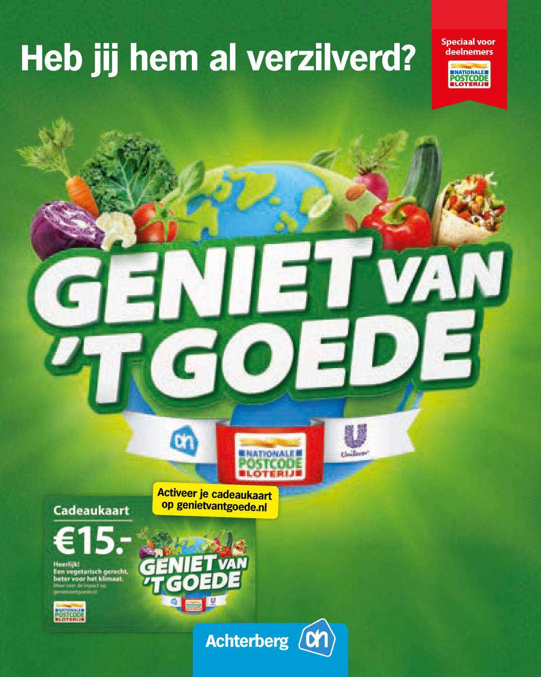Heb jij de Geniet van ’t Goede cadeaukaart al verzilverd?