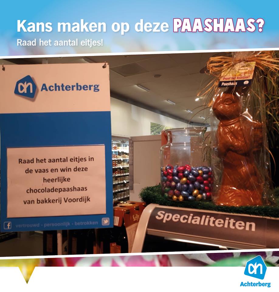 Kans maken op deze paashaas?
