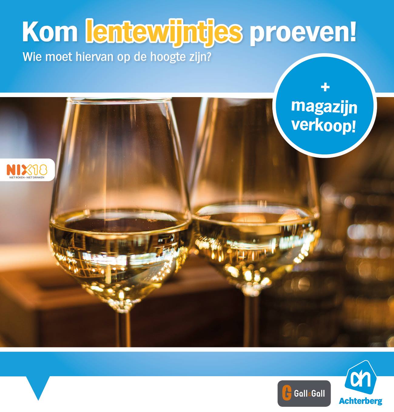 Kom vandaag heerlijke lentewijntjes proeven! 