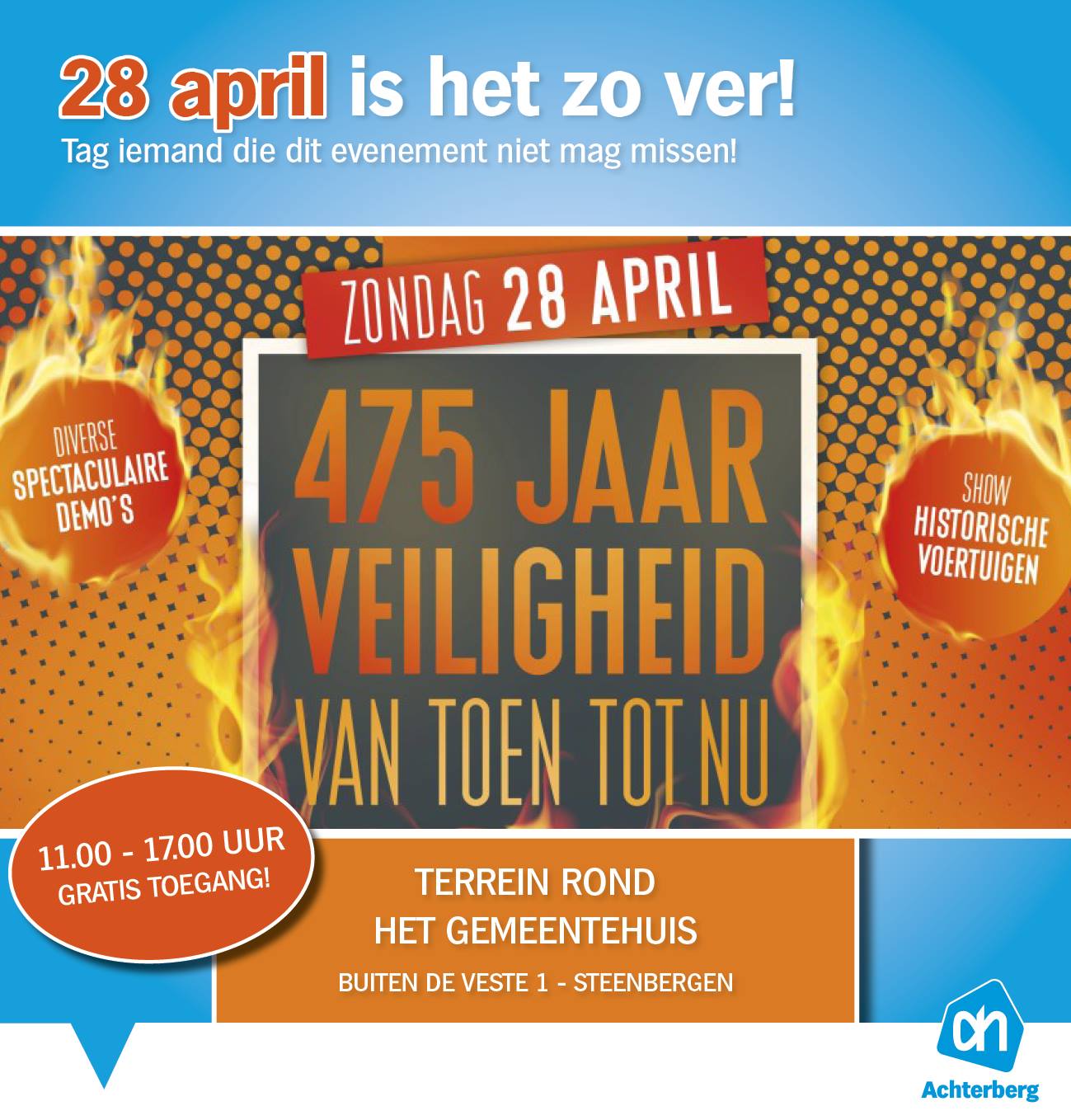 28 april is er een lokaal evenement!
