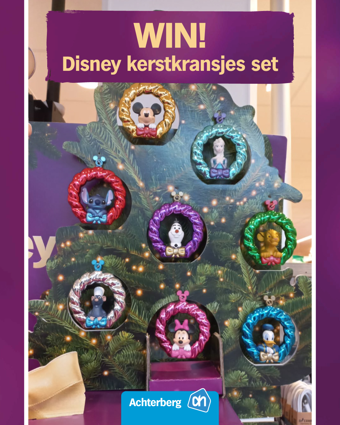 WIN! Disney kerstkransjes set