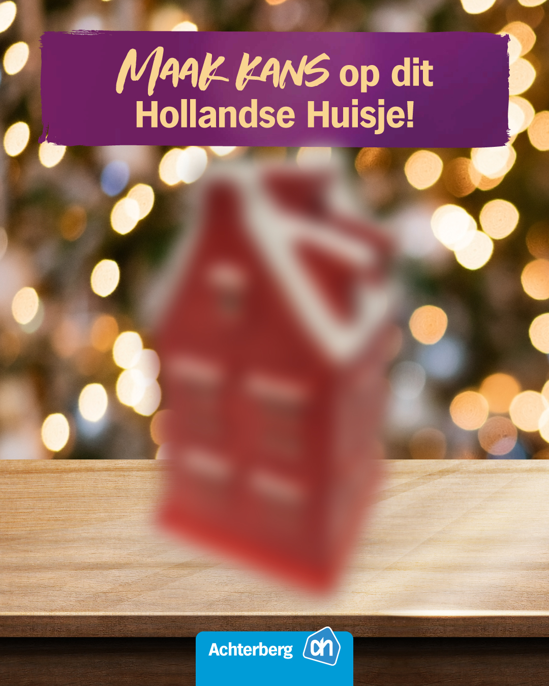 Maak kans op dit Hollandse Huisje!