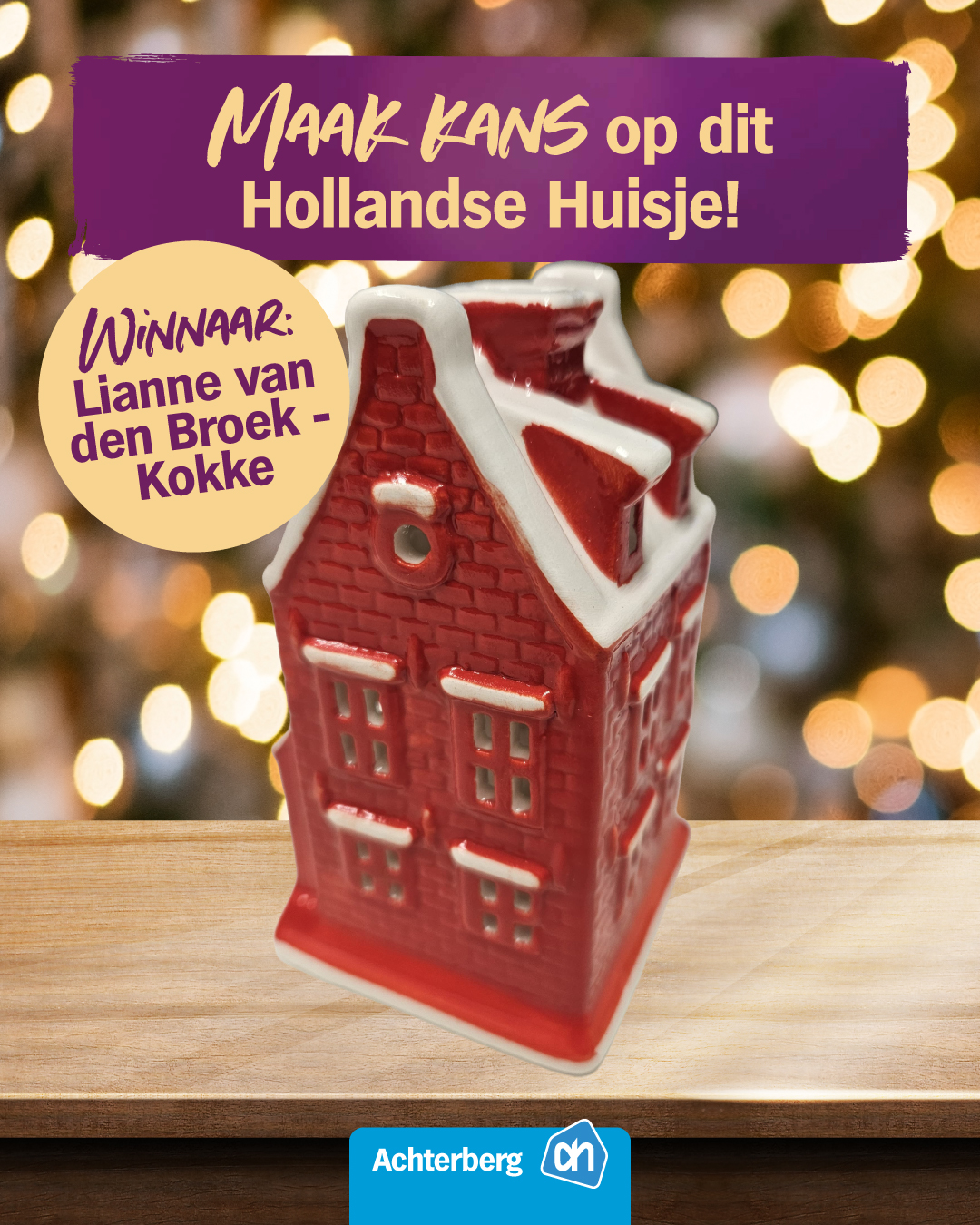 Iedereen bedankt voor het deelnemen aan onze winactie!
