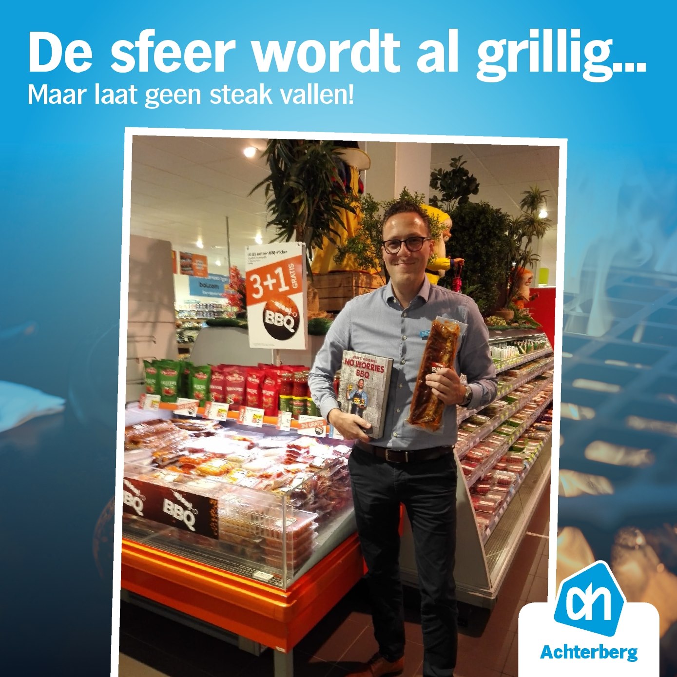 De sfeer wordt al grillig…