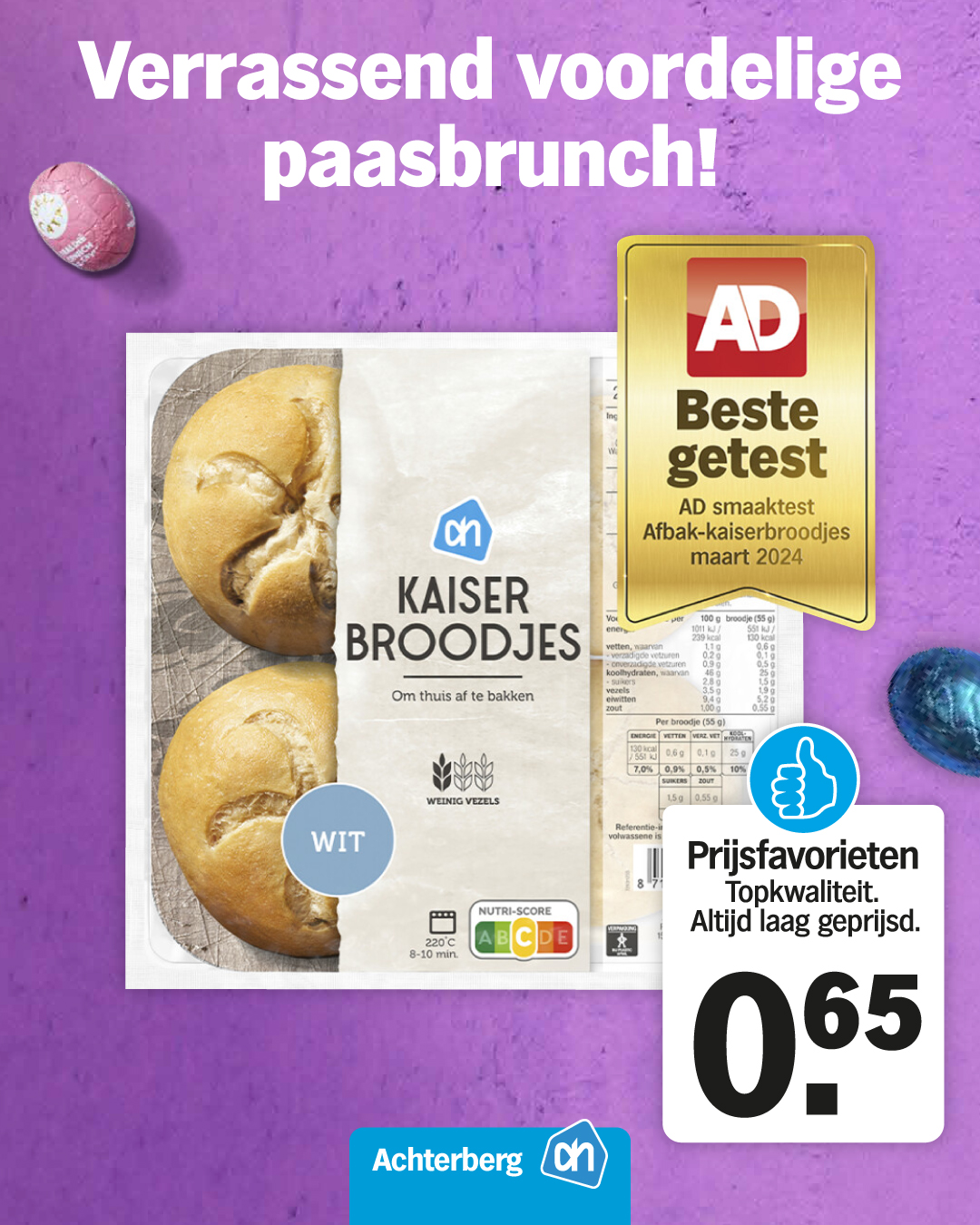 Verrassend voordelige paasbrunch
