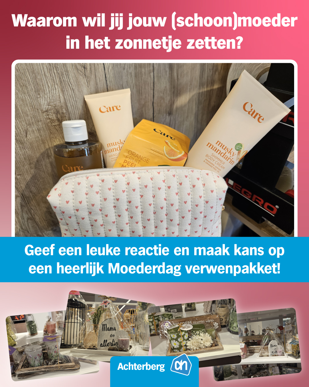 Volgende week is het alweer Moederdag!