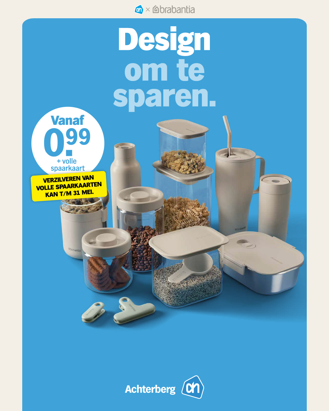 Heb je nog volle spaarkaarten voor de Brabantia collectie?