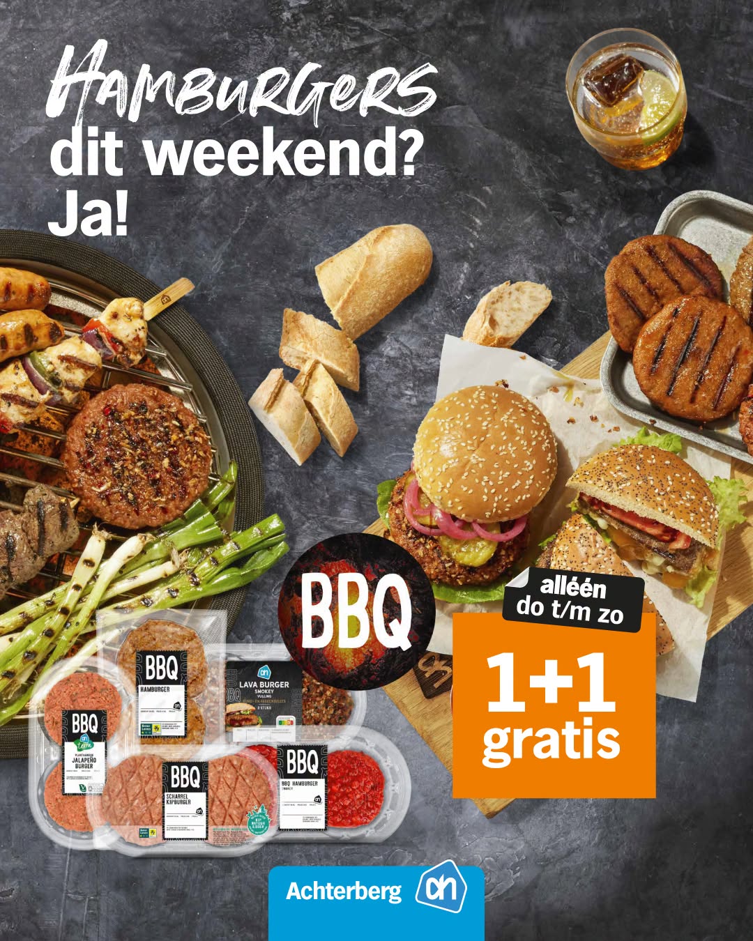 Hamburgers met korting!