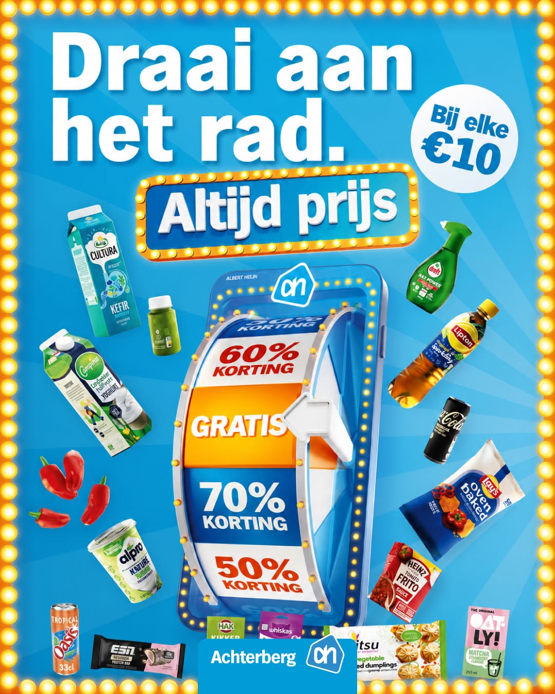 Heb jij al aan het prijzenrad gedraaid?