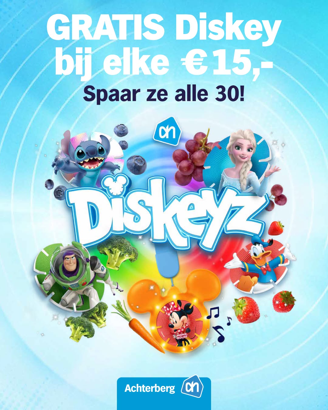 Spaar alle 30 groente en fruit Diskeyz