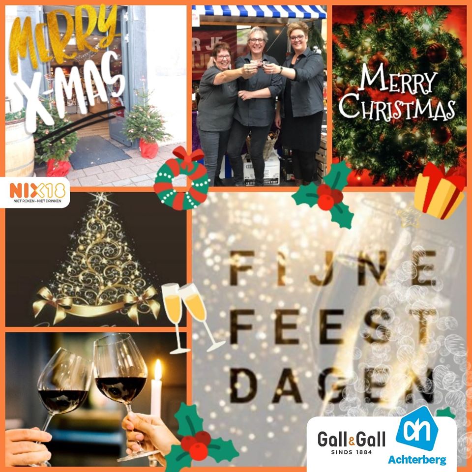Gall & Gall Achterberg wenst iedereen hele fijne feestdagen!