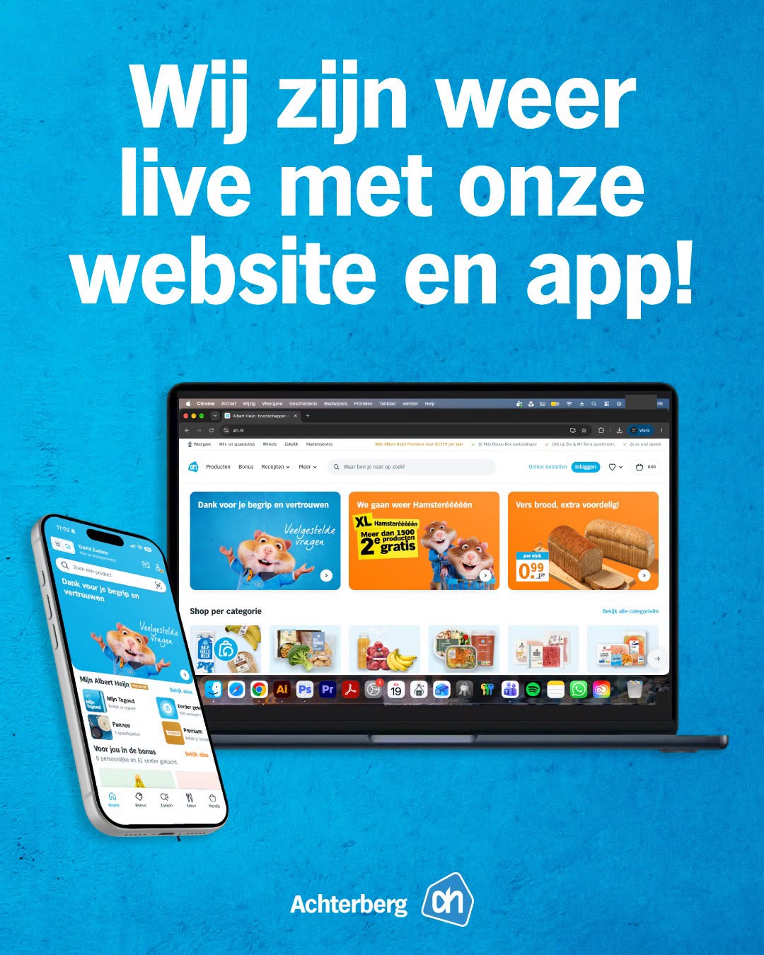 Goed nieuws: we zijn weer live!