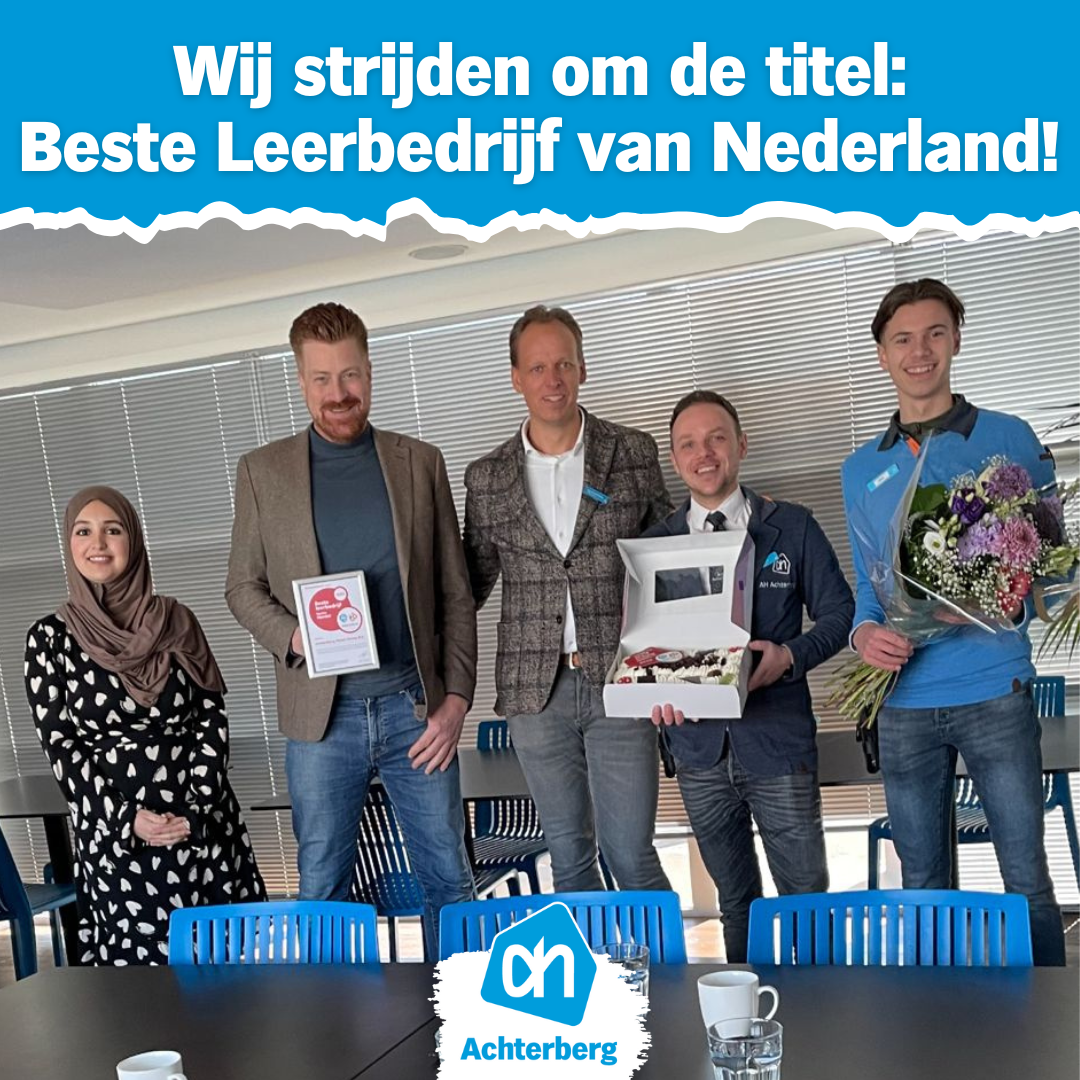 Wij strijden om de titel Beste Leerbedrijf van Nederland!
