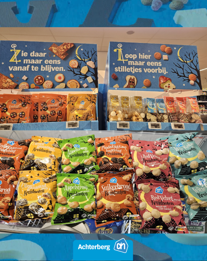 De eerste kruidnoten liggen alweer in de winkel!