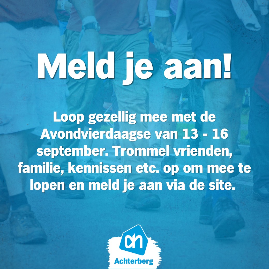 Loop mee met de Avondvierdaagse!